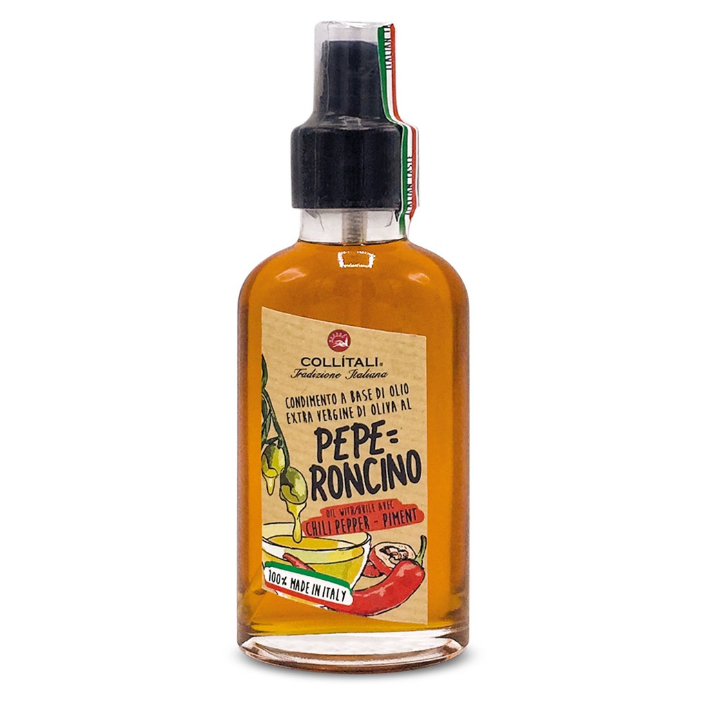 Huile d'olive extra vierge au piment 100ml X8