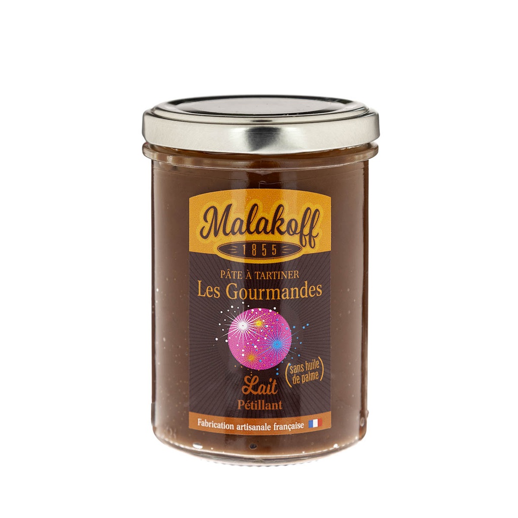 Pâte à tartiner chocolat Malakoff 1855 Pétillant 240g x12