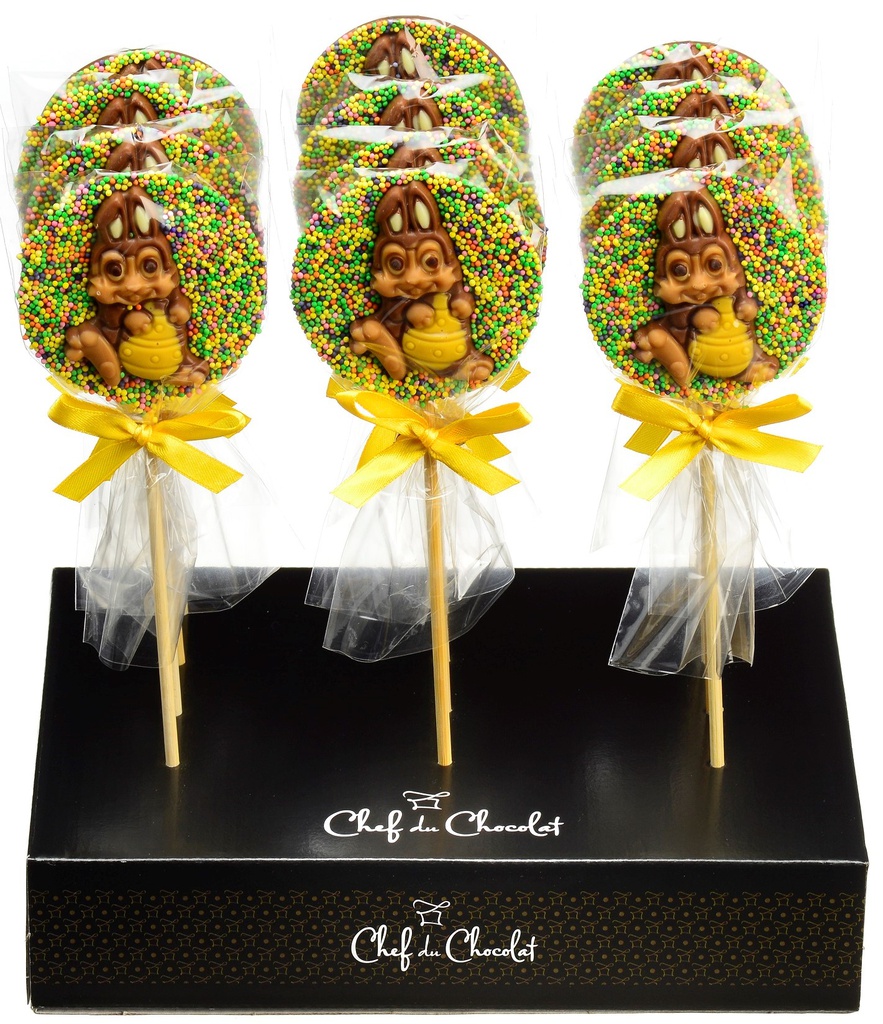 Sucettes rondes lapin 45g x12