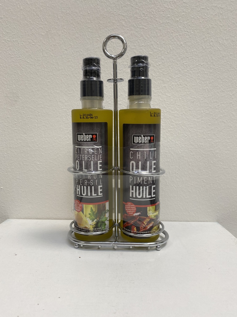 Set de 2 huiles WEBER 500ml X6