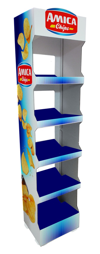 Display carton, vide gratuit pour 5 C chips