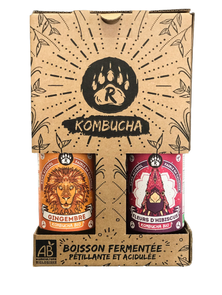Coffret KOMBUTCHA de 4 bouteilles 33cl X6