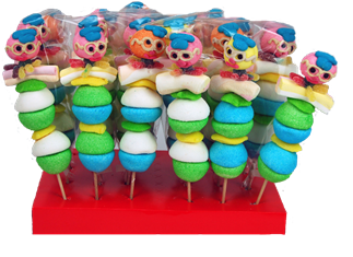 Brochette guimauve Bonhomme 75g x 24 