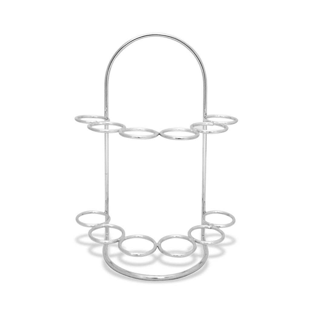 Rack en métal farandole pour 6 tubes vide* X1