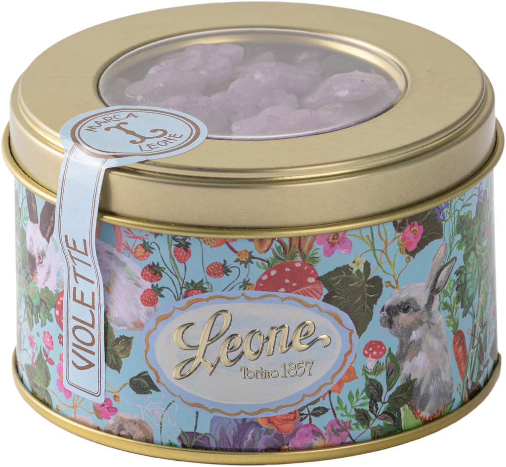 *Boites rondes drops violettes N LETE 150g x 12