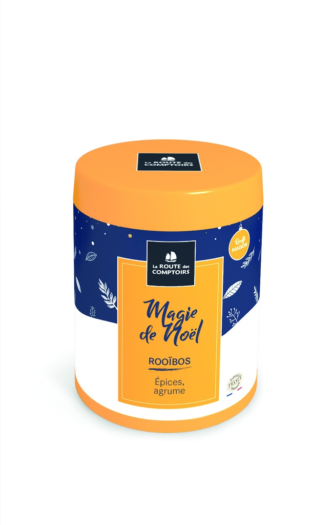 Rooibos magie de Noël boite métal BIO  80g x 5