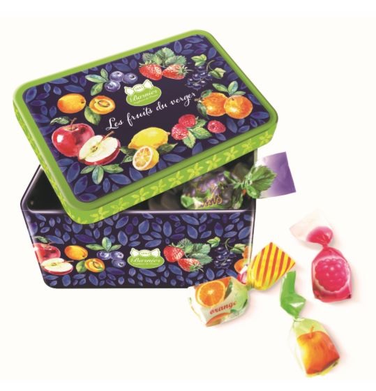 *Bonbons verger en boite fer 100g x6