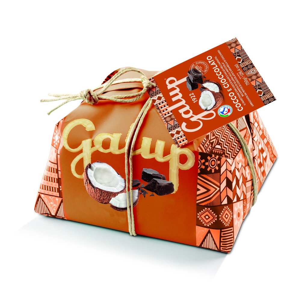 Panettone noix de coco et chocolat 750g X6