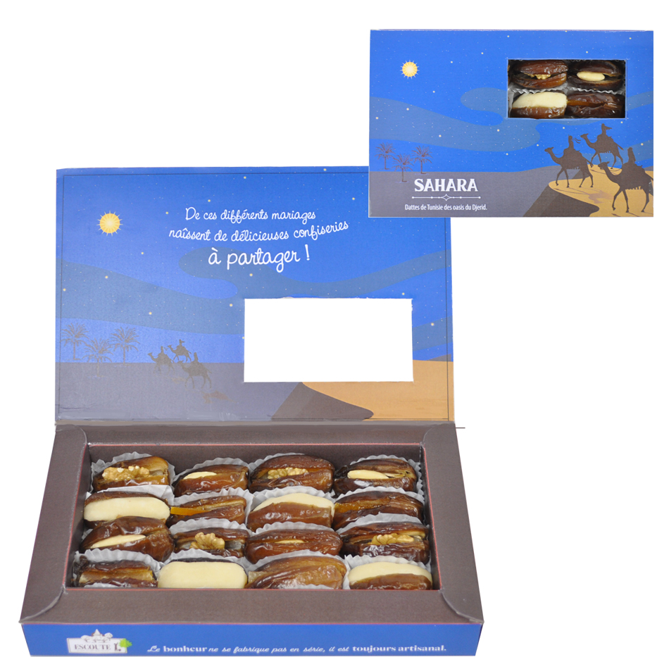 Coffret de dattes 200g X8