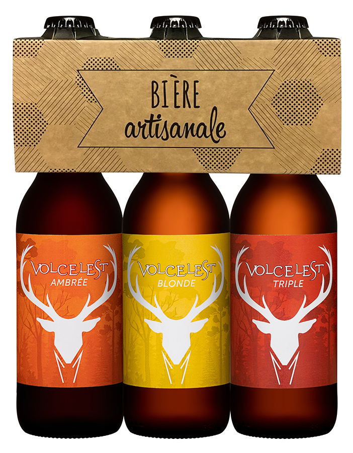 Trio de bières bio VOLCELEST X8