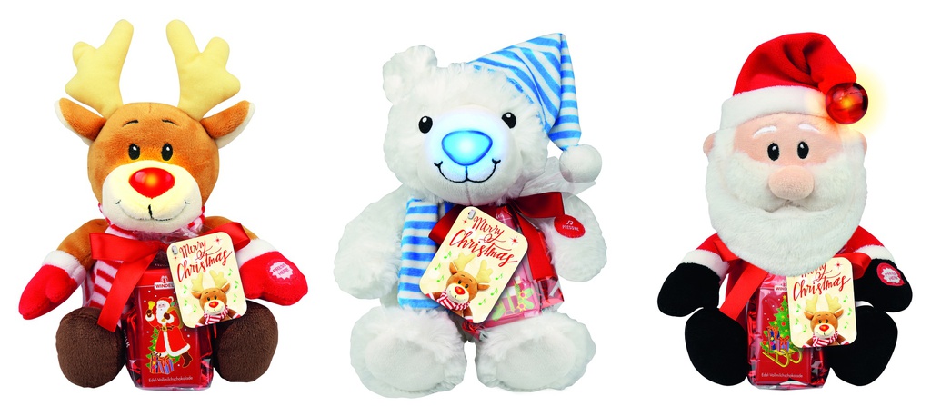 Peluches chantantes et luisantes 75g x 6