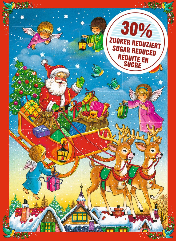 Calendrier de l'Avent réduit sucre 75g x 24
