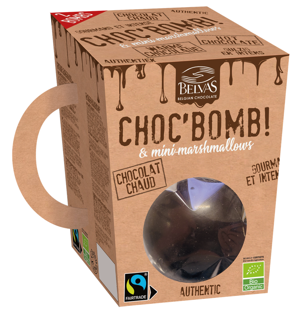 Cup chocolat bomb 70g x 6