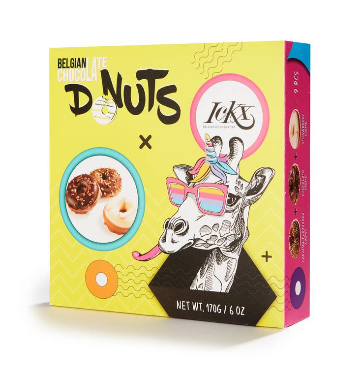 Boite cadeau 9 Donuts 170g x 8