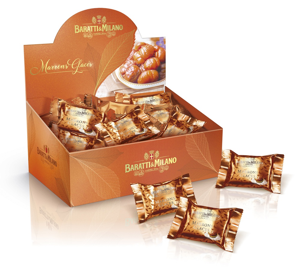 *Présentoir de 30 +30 Marrons glacés de 20g