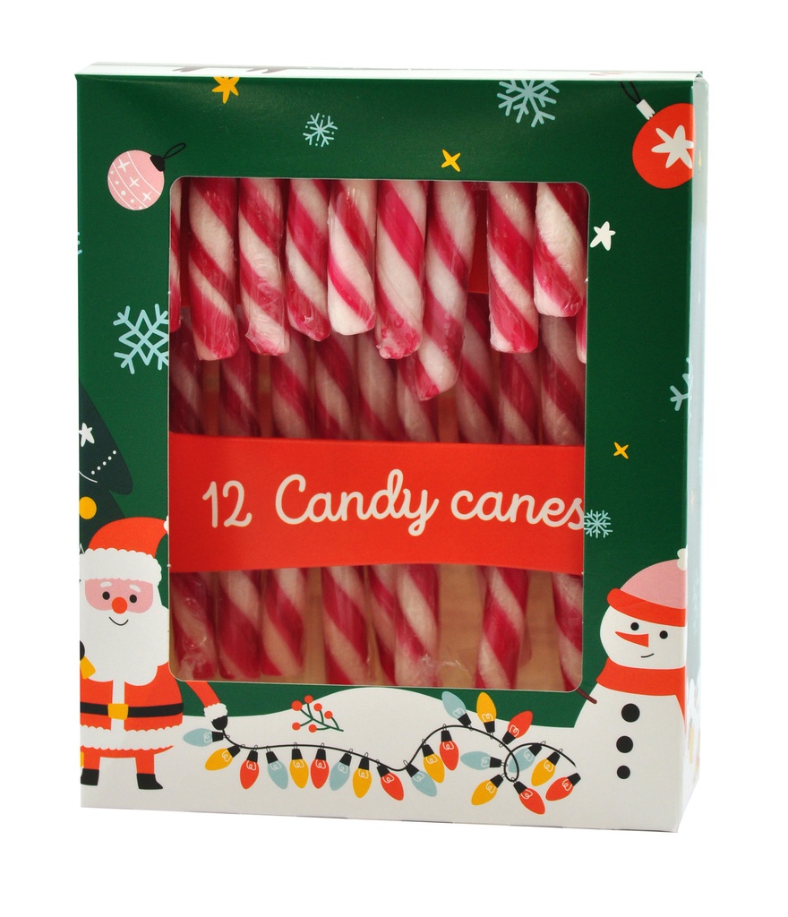 Boite 12 mini candy cane menthe kids 12g x 16