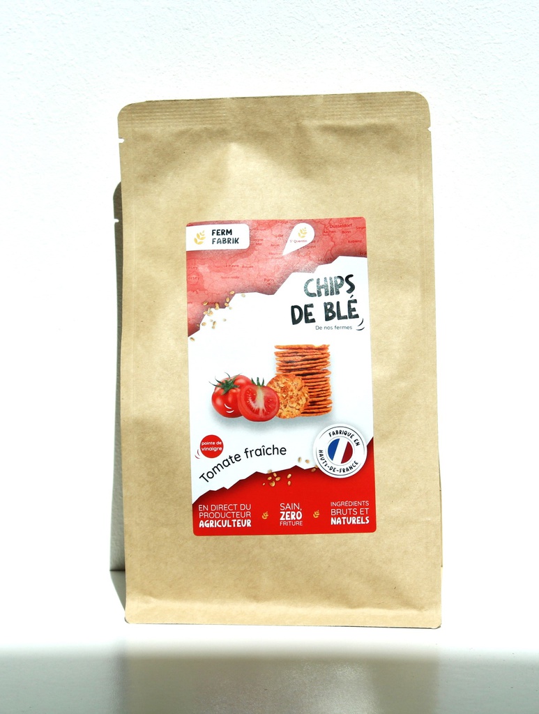 Chips de blé tomate fraiche 90g X20