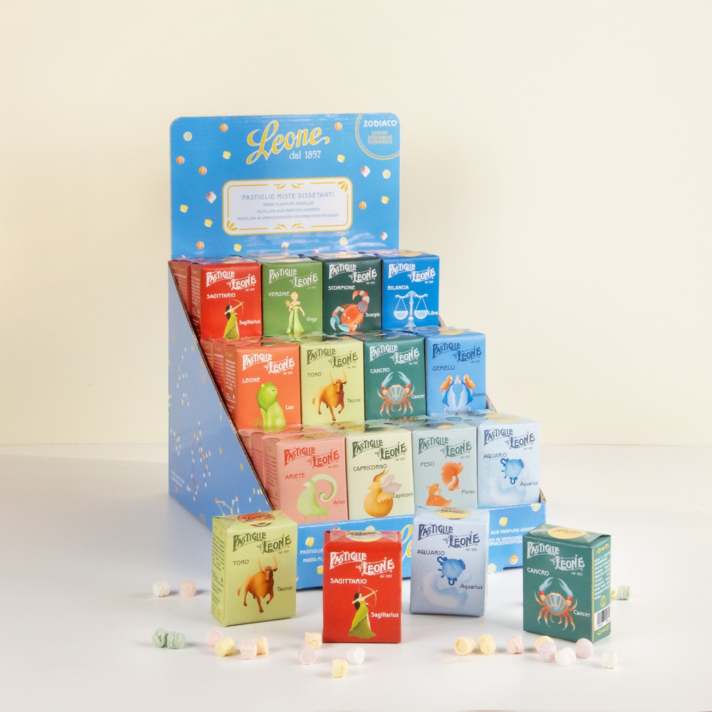 *Pastilles Leone Zodiac 30g x 36