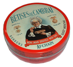 Boite ronde métal Bétises Cambrai 75g x 24