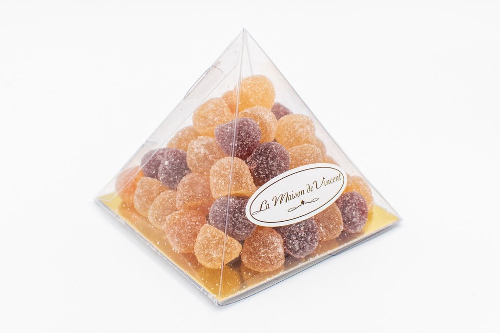 Pyramide pates de fruits d'Auvergne 250g x 6