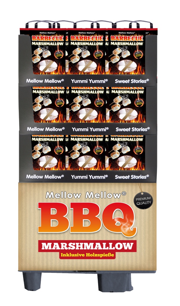 Display marshmallow Barbecue 250g x 72