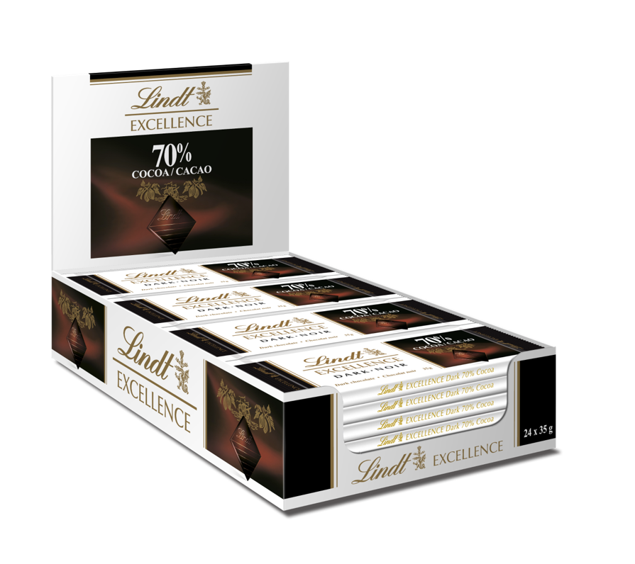 Mini tablette excellence noir 35g x 48