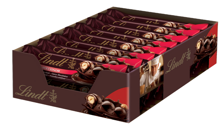 Noccio noir Lindt barre 35g x 18