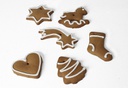 Assortiment 6 décorations de Noël à suspendre 12g X30
