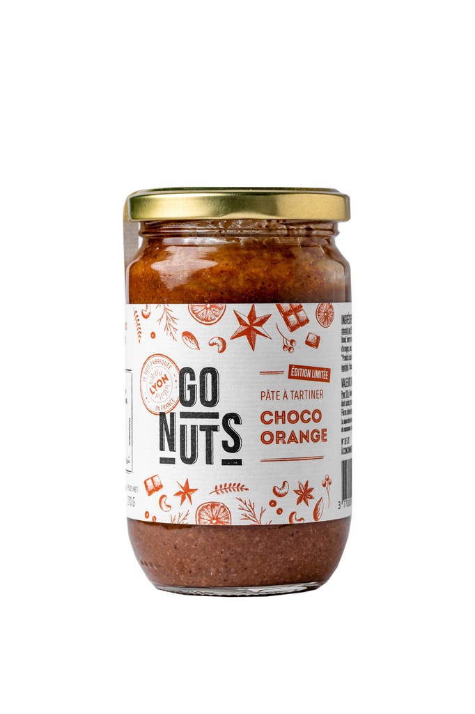 Pâte à tartiner choco-orange BIO 270g X9