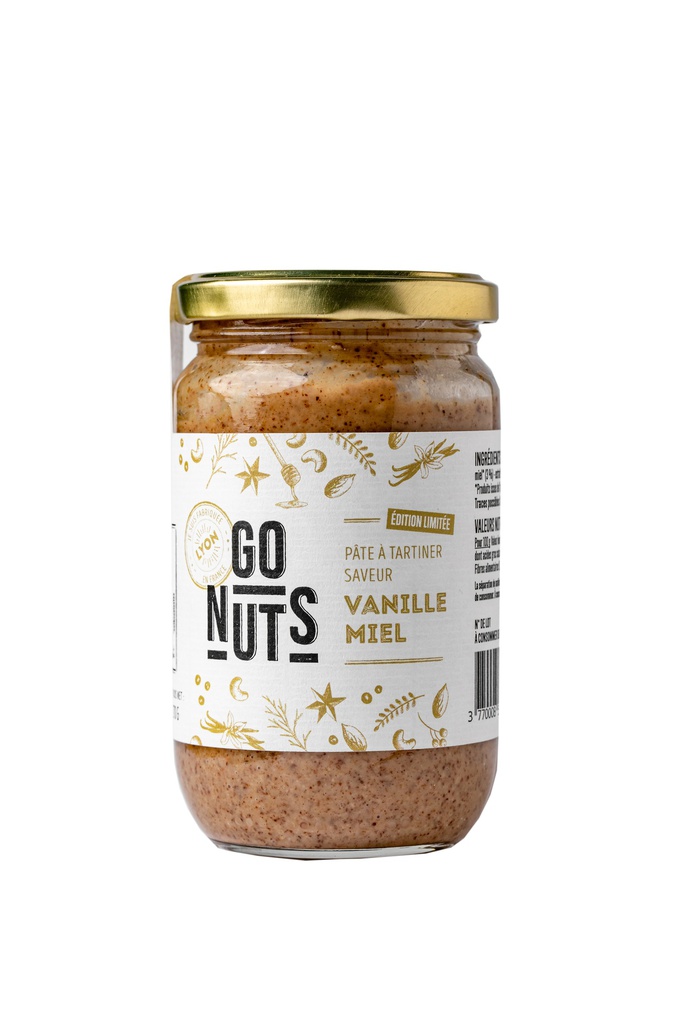 Pâte à tartiner vanille miel BIO 270g X9