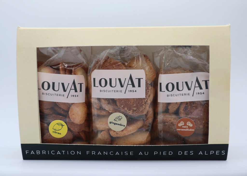 Coffret 3 rochers Noël (coco, rhum raisin, chocolat) 240g X6