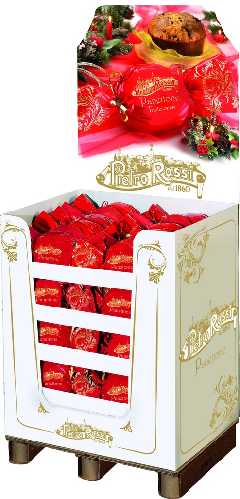 Traditionnel  Panettone RED BON BON 500g display x 72