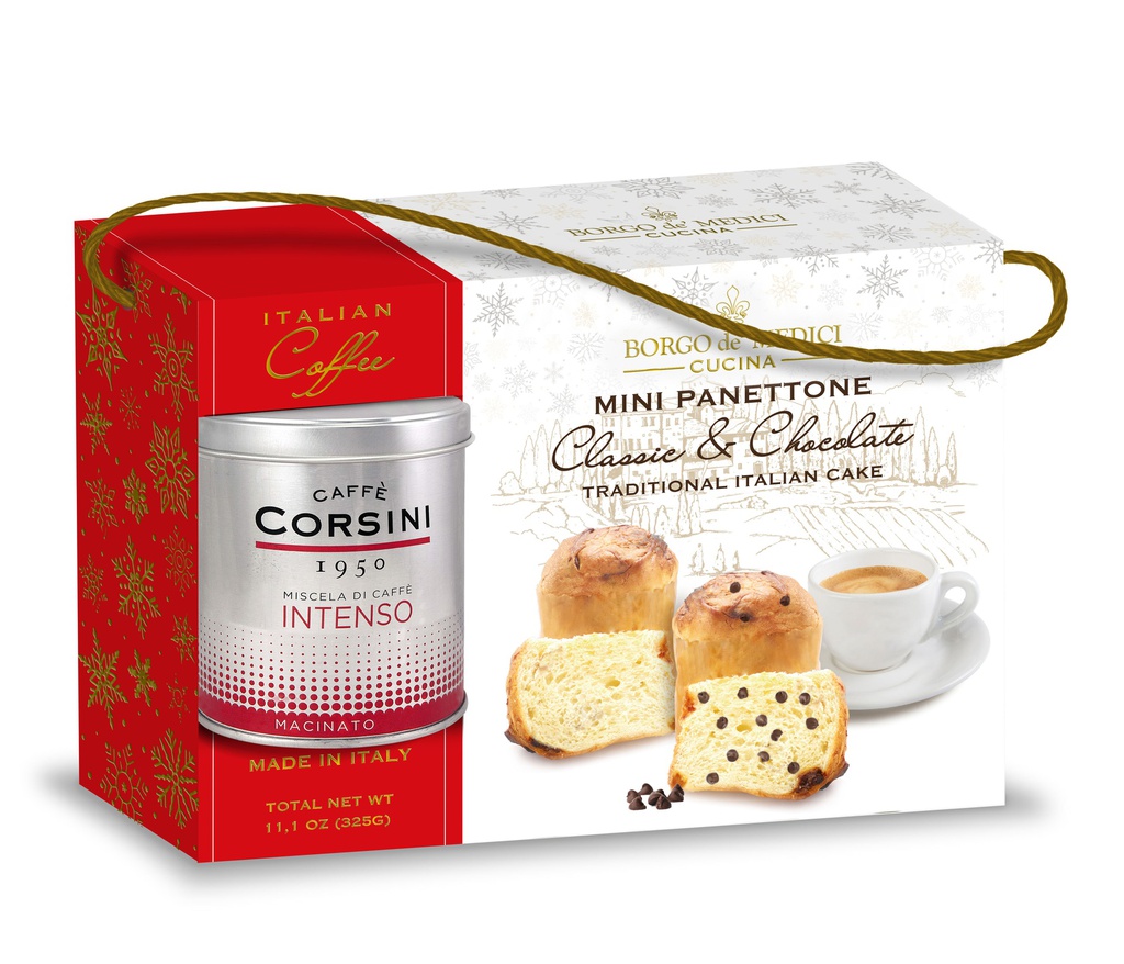 Coffret Panettones et café 325g x 6