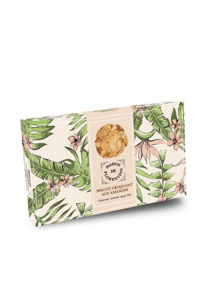*Etui biscuits croquants aux amandes 80g x 12