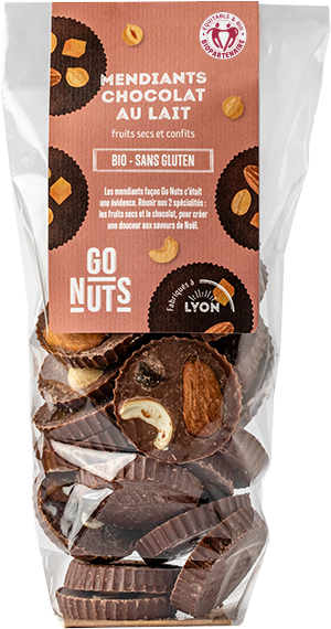 Sachet Mendiants choc lait 120g x 6