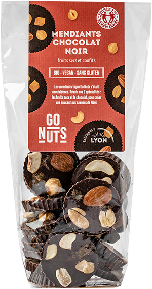 Sachet Mendiants choc noir 120g x 6