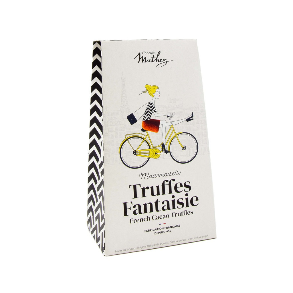 Etui Mademoiselle Vélo Truffes nature 100g x 20