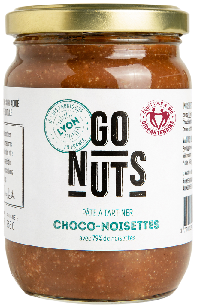 Pâte à tartiner choco noisette BIO 270g X9
