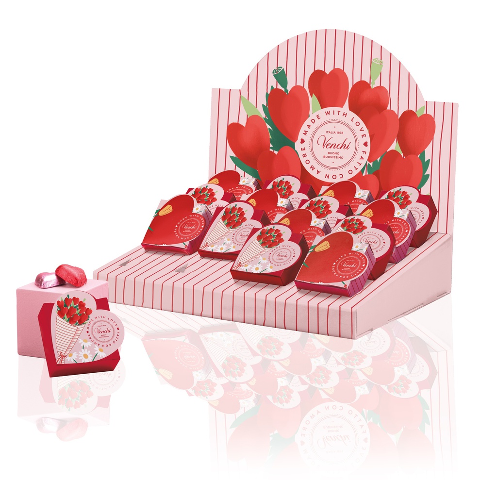 Boite cadeau coeur 40g x 16