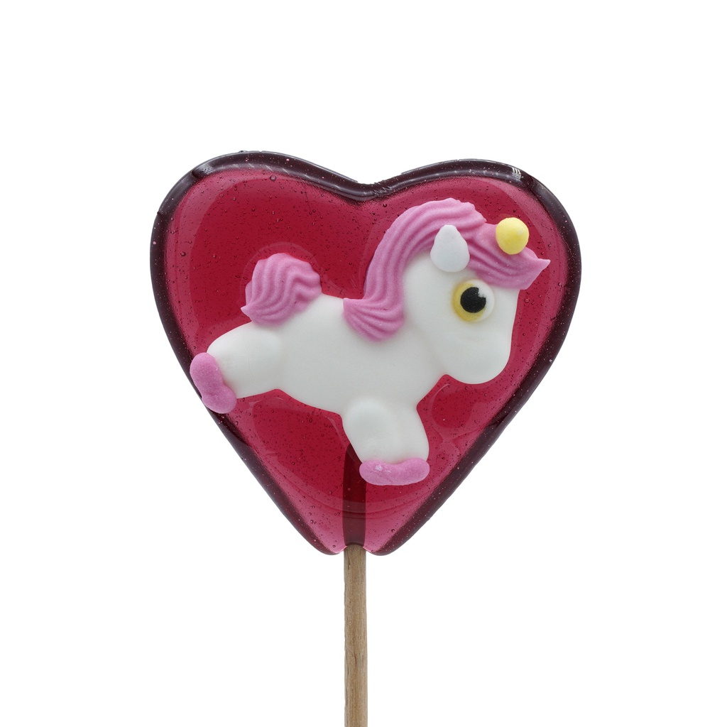 Sucette licorne à la Framboise 28g x 40