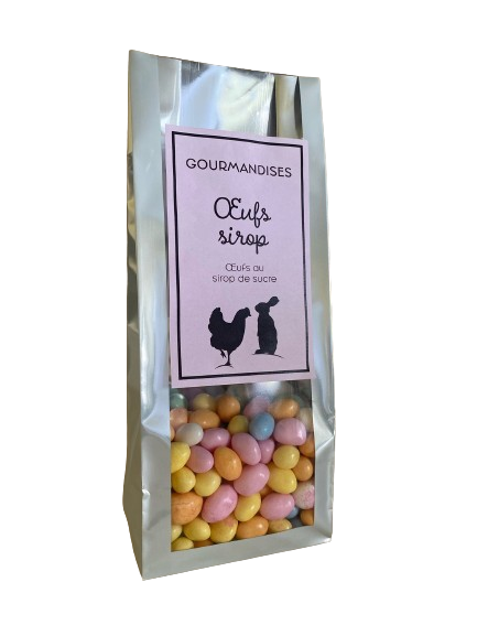 Sachet oeuf sirop de sucre 200g x 16
