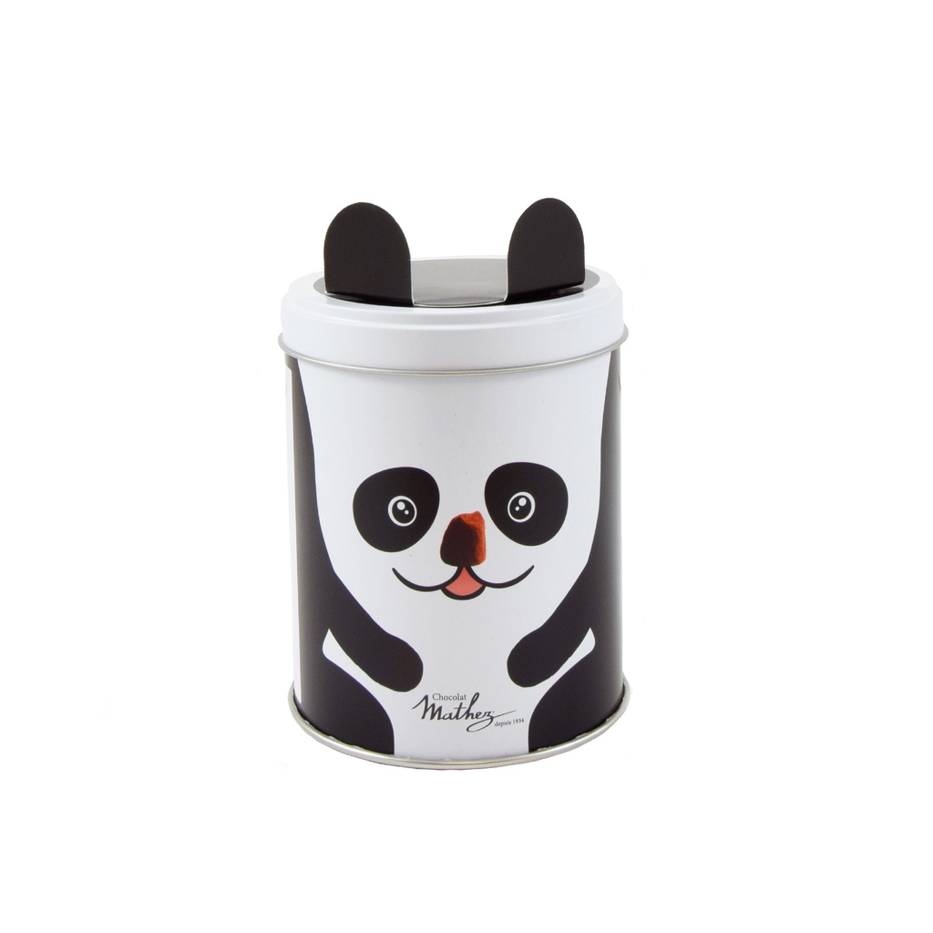 *Boite métal Panda truffes nat 100g x 16