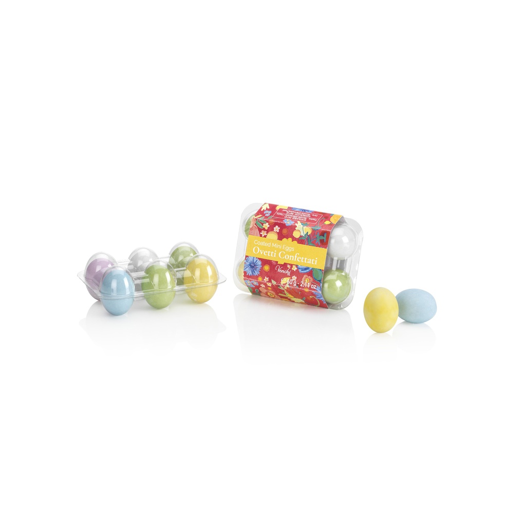 Petite boite 6 mini oeufs fourrés 60g x 12