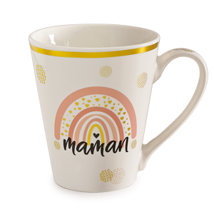 Mug maman arc en ciel x 6