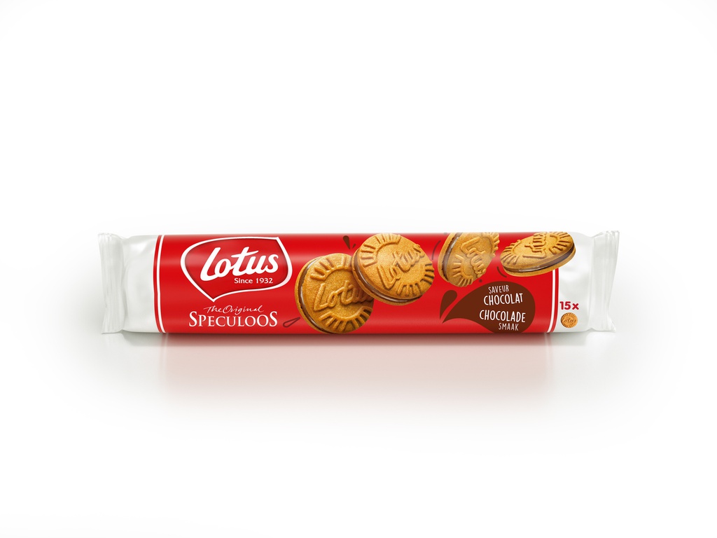 LOTUS BISCOFF fourré crème saveur chocolat 150g X9