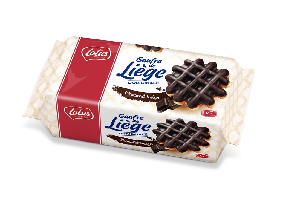 Paquet de 7 GAUFRES DE LIEGE chocolat lait 363g X12