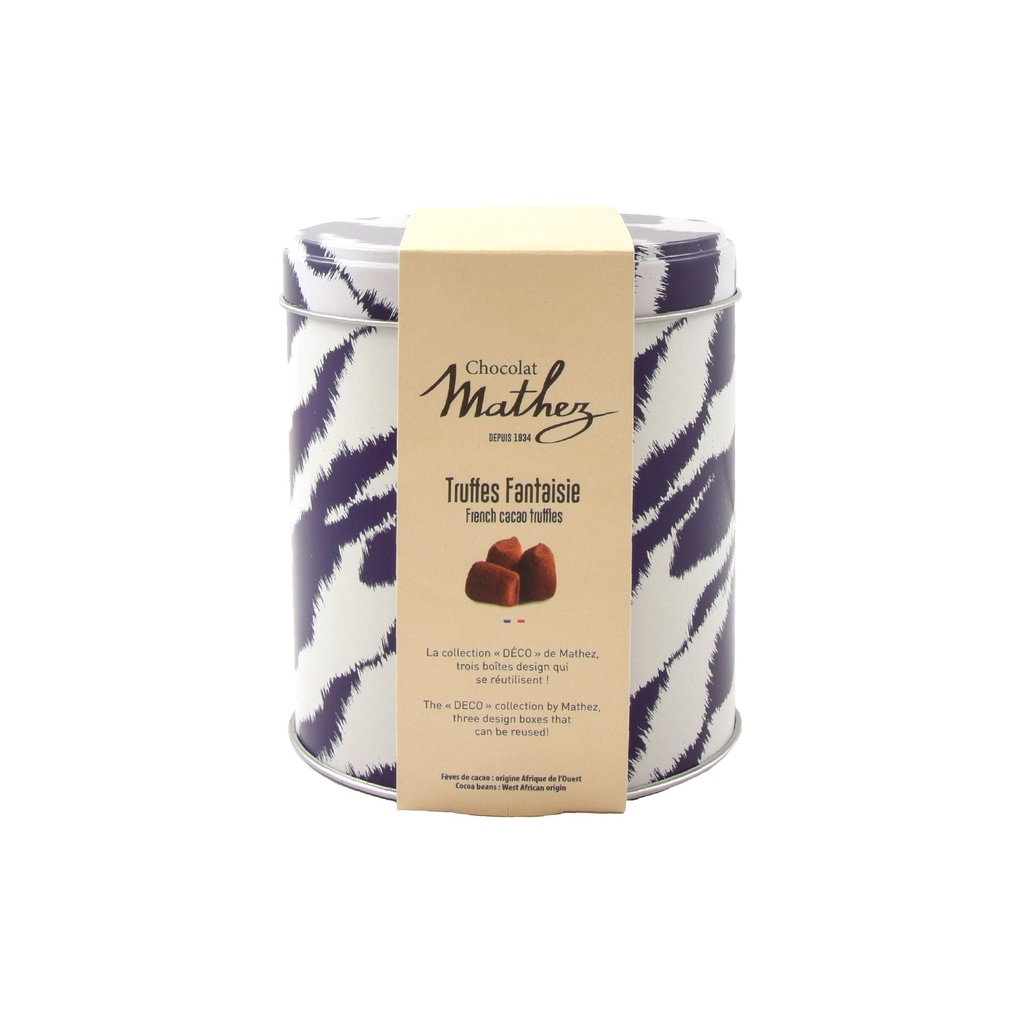 Boite métal TIE DYE nature 250gx  12