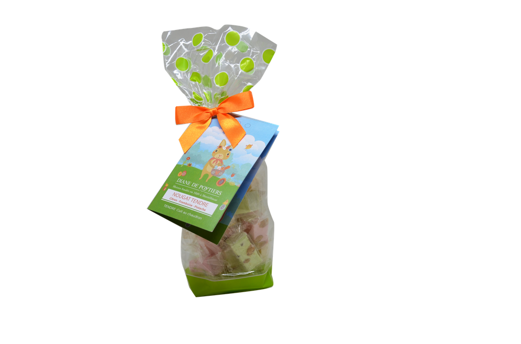 Sachet nougat aromatisé avec coloriage 150gx18