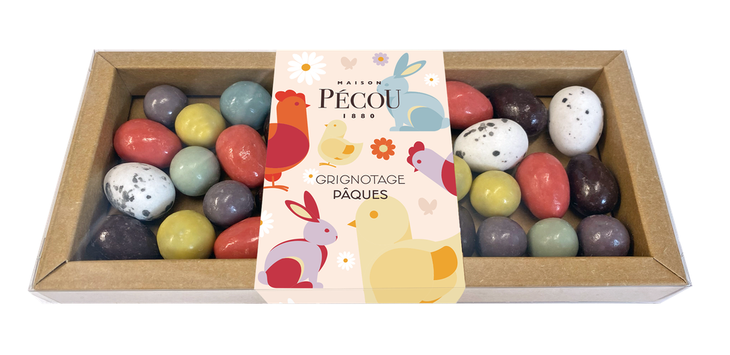 Boite oeufs grignotage Pâques 150g x 24