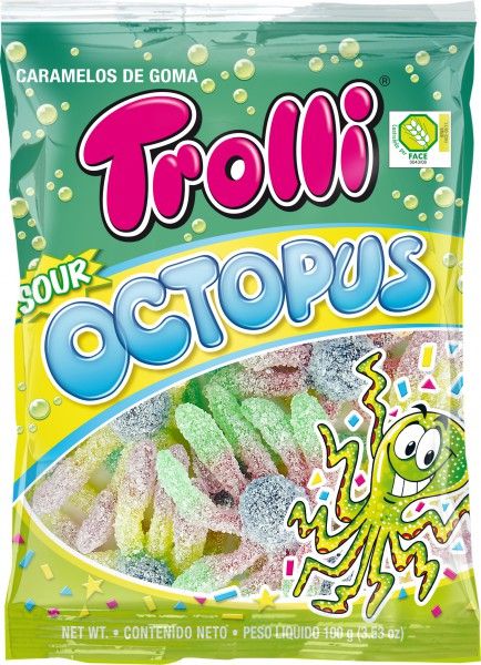 Octopus Trolli en sachet 100g x 12